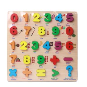 123 Wooden Building Blocks for Kids