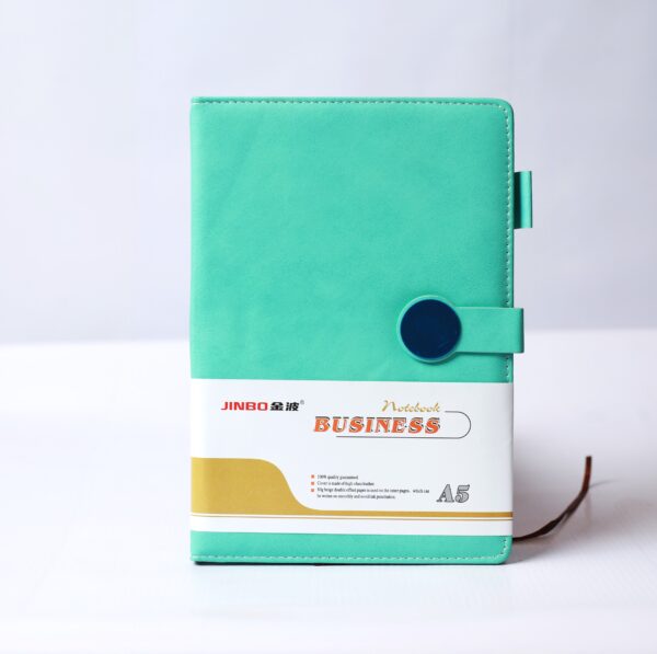 Elegant Suede and Leather Notebook - Image 2